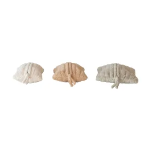 Quilted Cotton Terry Zip Pouches w/ Cotton Lining