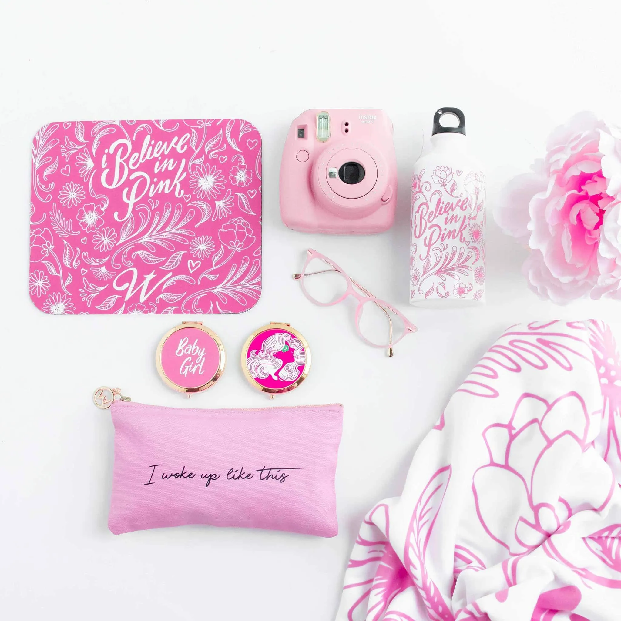 "I Woke Up Like This" Cosmetic Bag