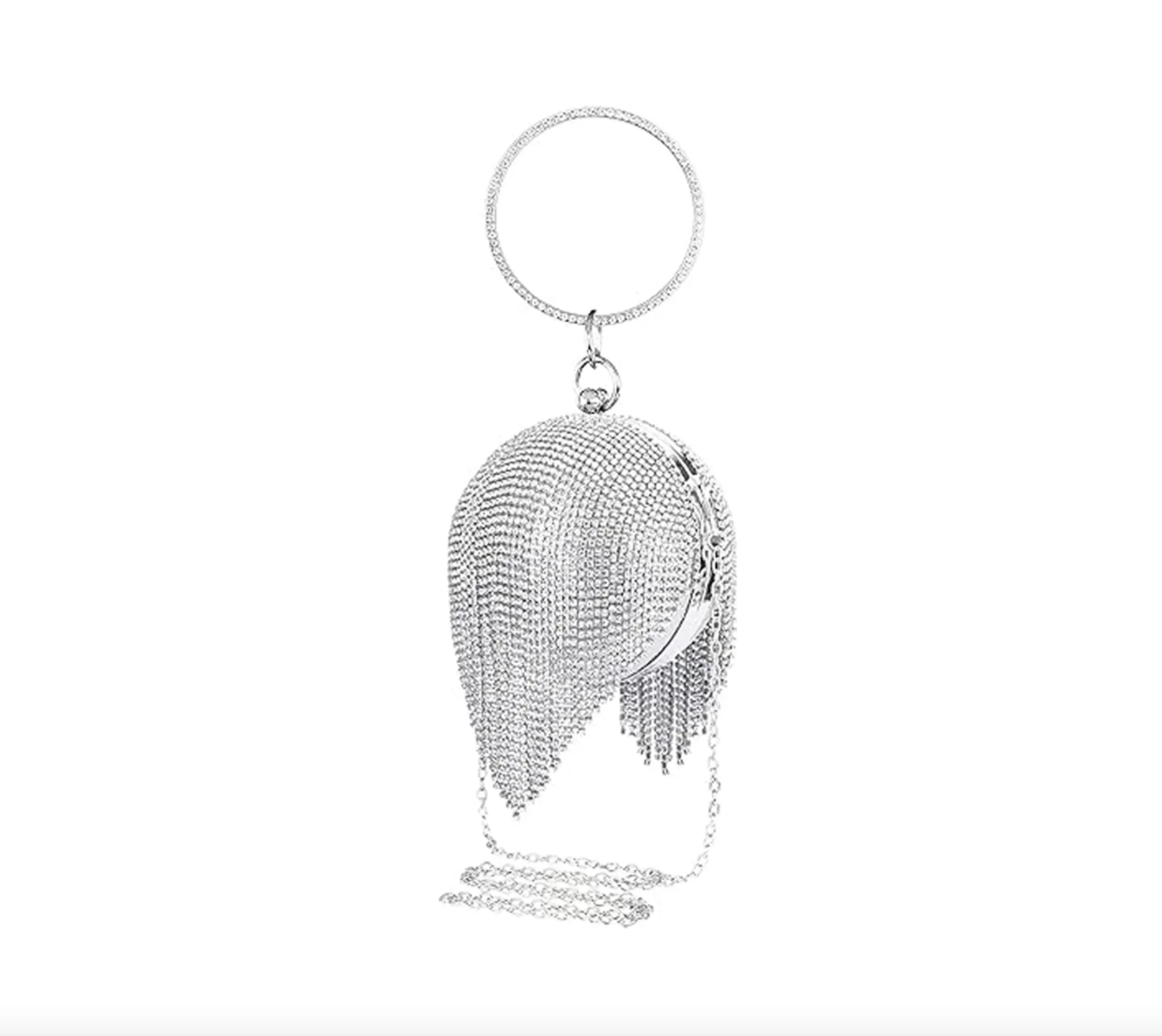 Rhinestone Icing Ball Clutch