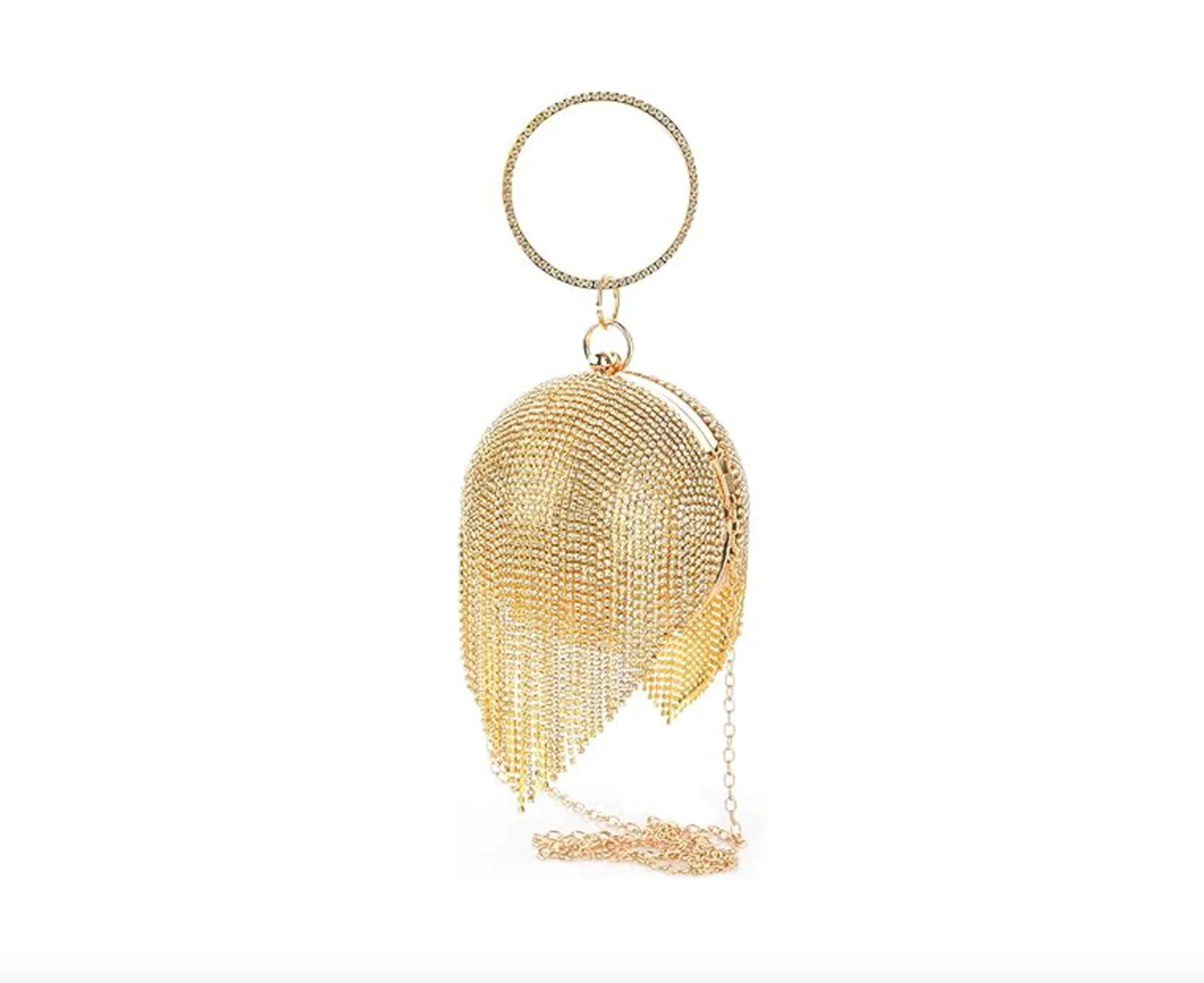 Rhinestone Icing Ball Clutch