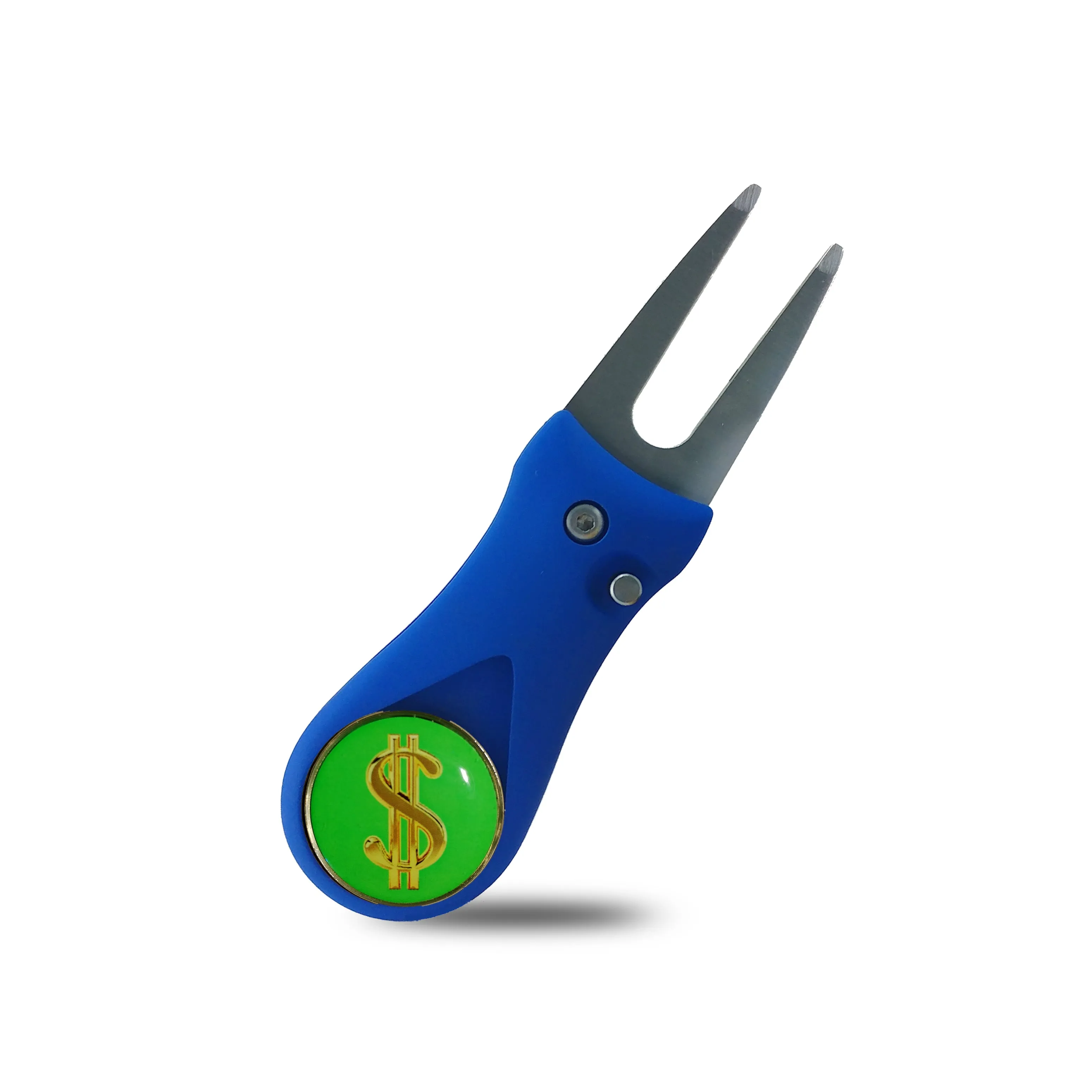 RPG Featherlite Switchblade Divot Tool (Blue-Dollar Sign)