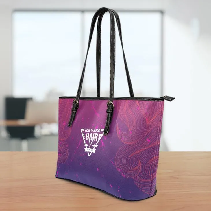 SC Hairdresser Small Leather Tote Bag