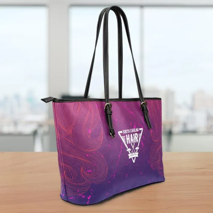 SC Hairdresser Small Leather Tote Bag