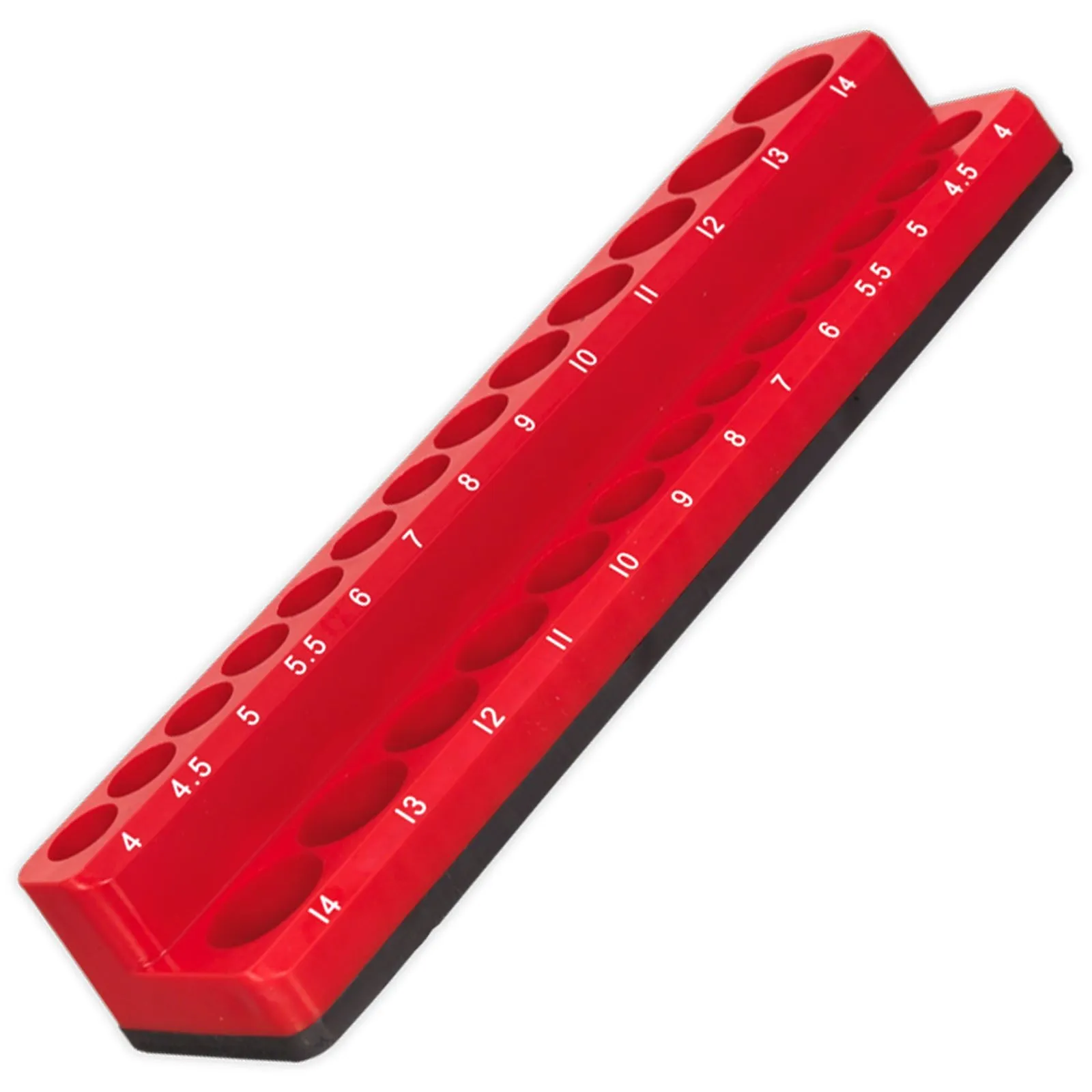 Sealey Premier 1/4" Drive Magnetic Socket Holder 4-14mm Standard & Deep Durable