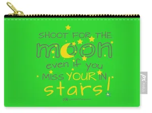Shoot For The Moon Even If You Miss Your In The Stars - Carry-All Pouch