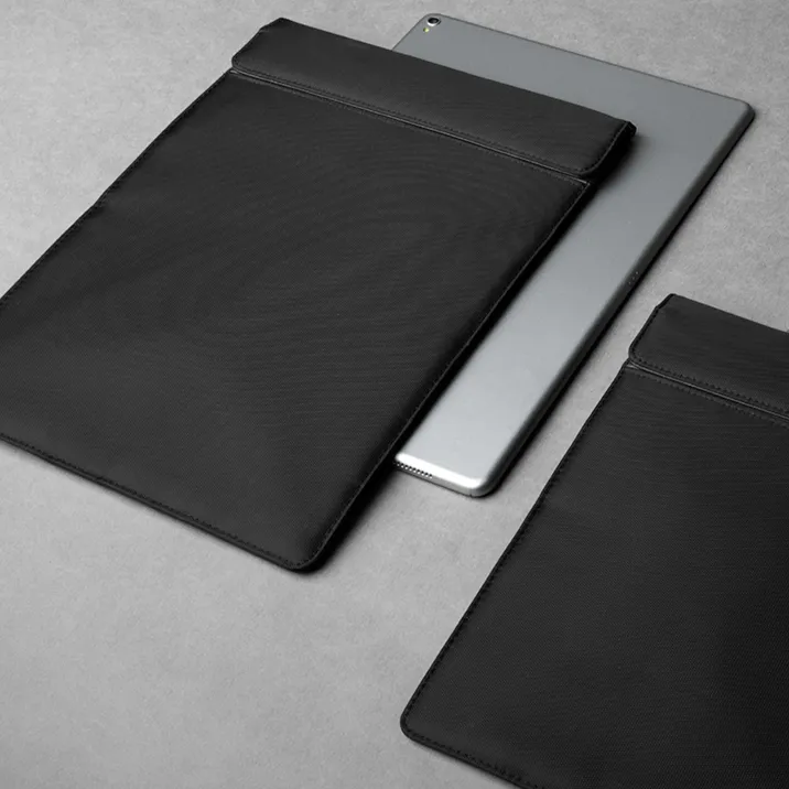 SLNT Utility Faraday Sleeves for Tablets Weatherproof Nylon Black