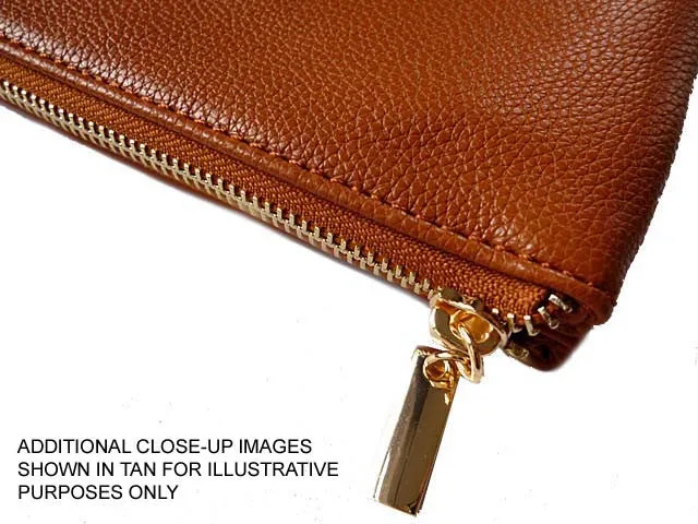 SMALL MULTI-COMPARTMENT CROSS-BODY PURSE BAG WITH WRIST AND LONG STRAPS - SILVER