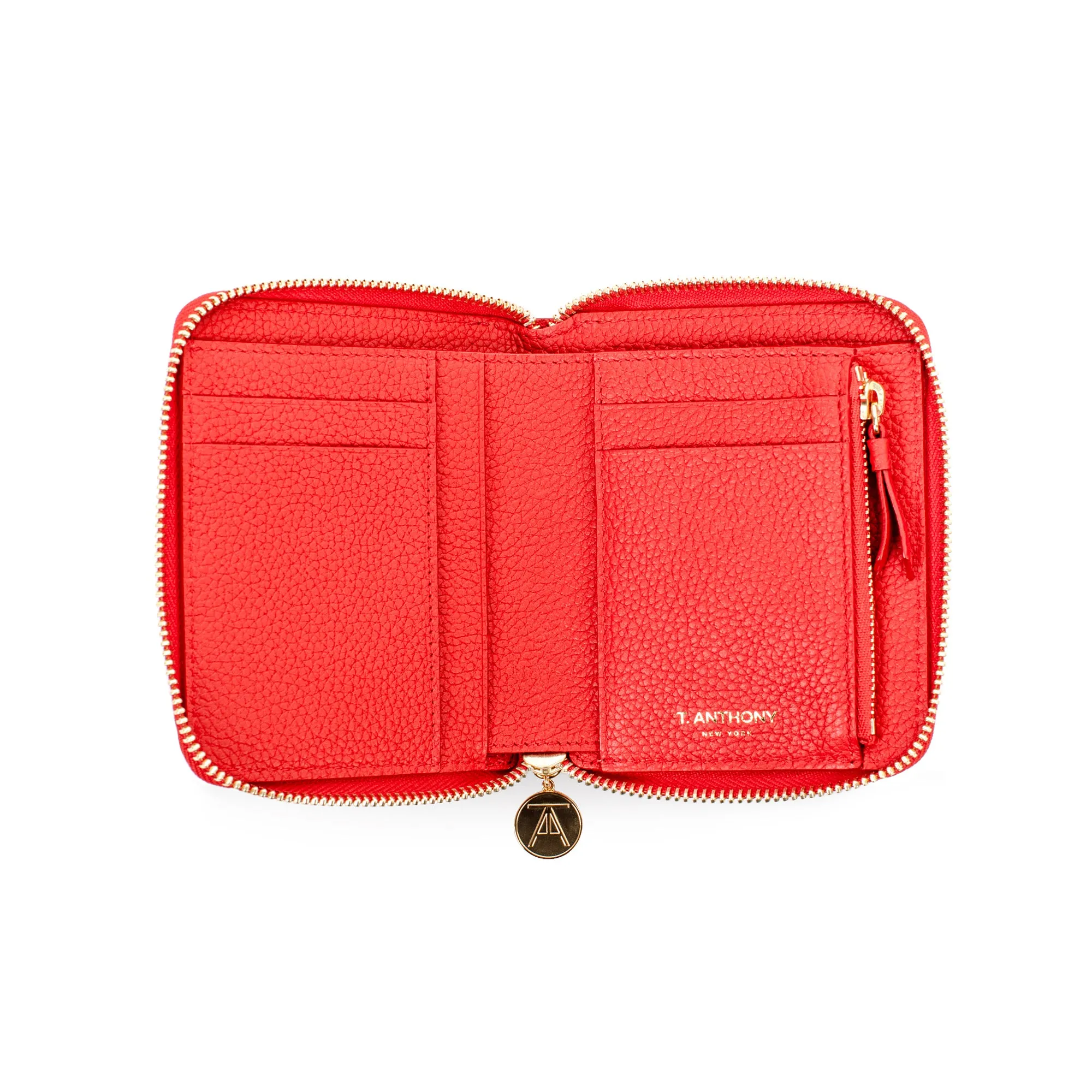 SMALL ZIP STUD WALLET