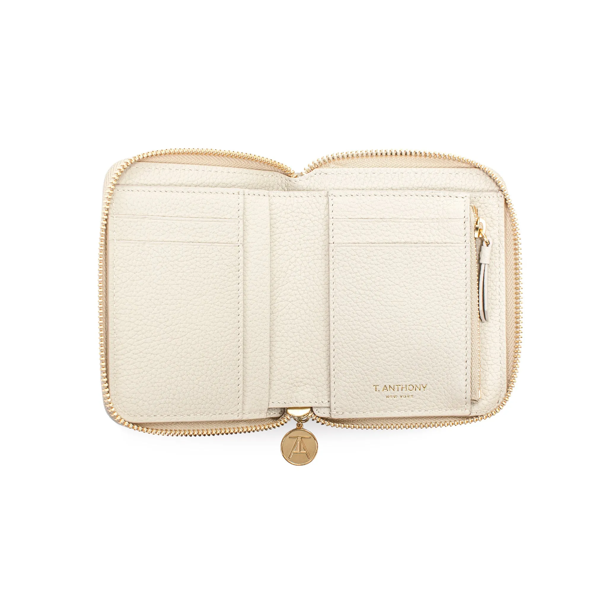 SMALL ZIP STUD WALLET