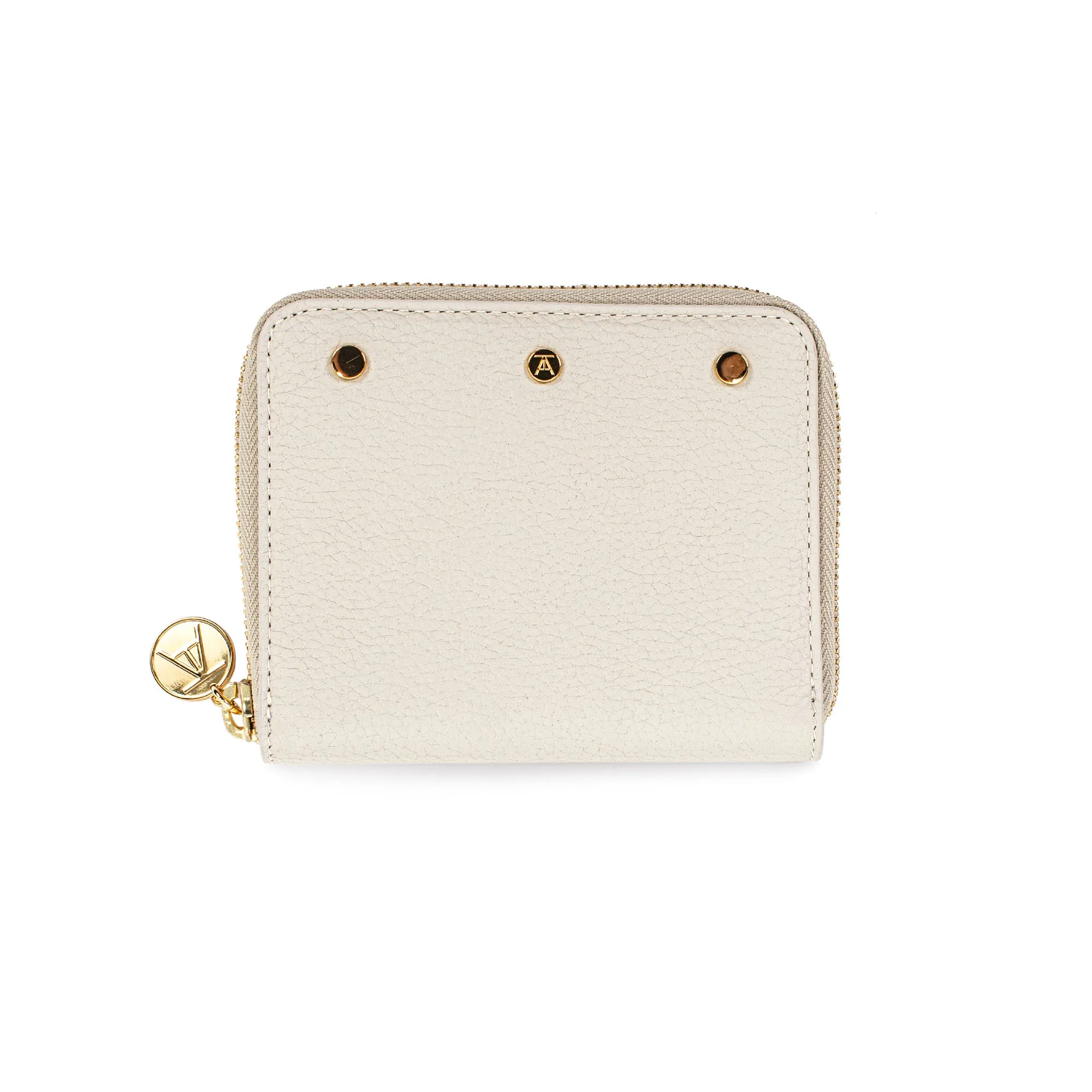 SMALL ZIP STUD WALLET