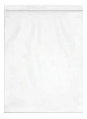 SPARTAN INDUSTRIAL - 12inch X 15inch (100 Pack) 2 Mil Clear Reclosable Zip Plastic Poly Bags with Resealable Lock Seal Zipper