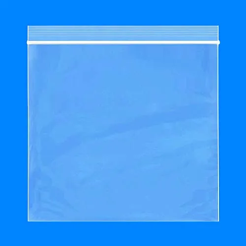 Spartan Industrial - 8” X 8” (1000 Pack) 2 Mil Clear Reclosable Zip Plastic Poly Bags with Resealable Lock Seal Zipper
