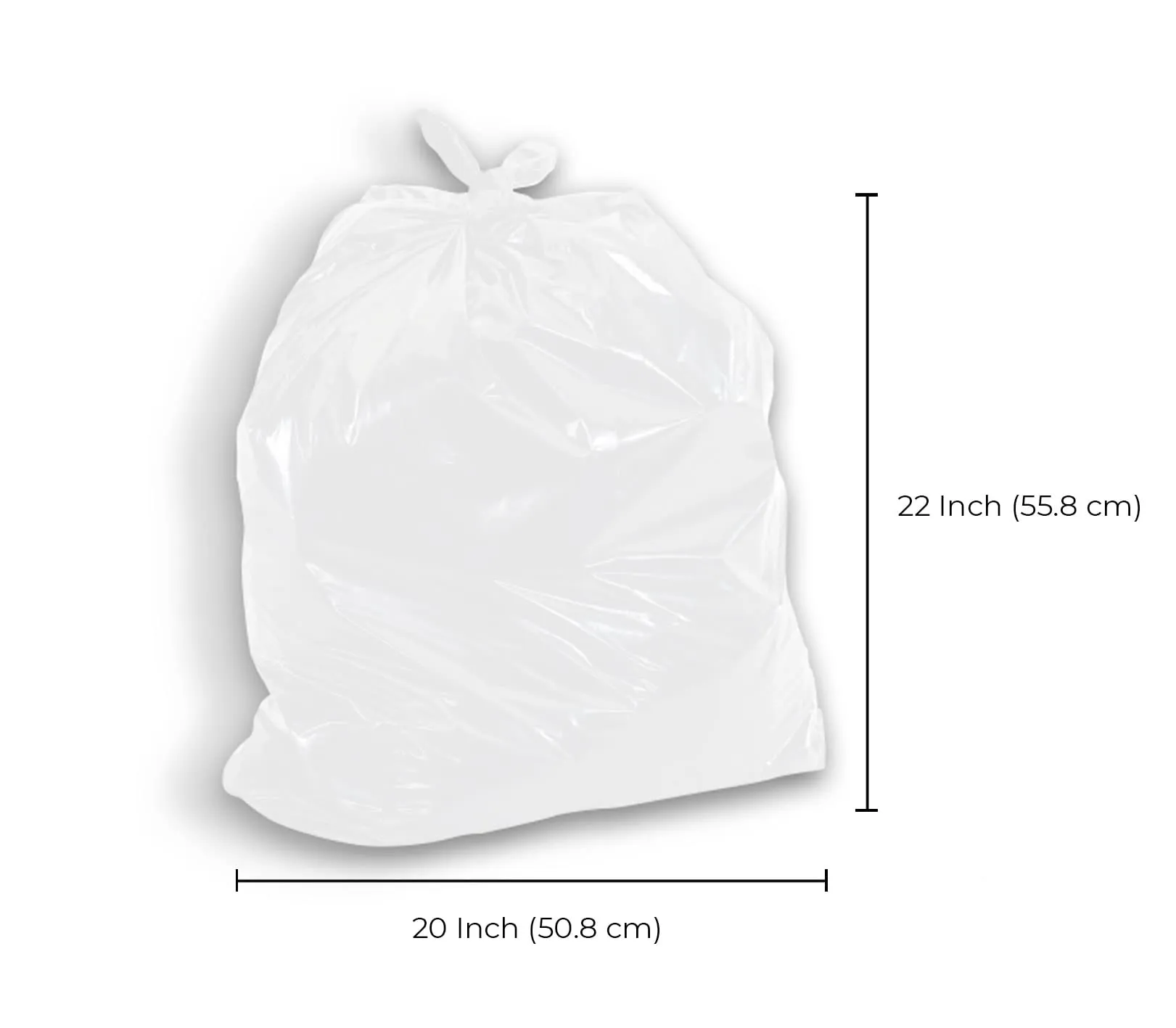 Spartano - Garbage Bags - Regular - White - 20"x22"