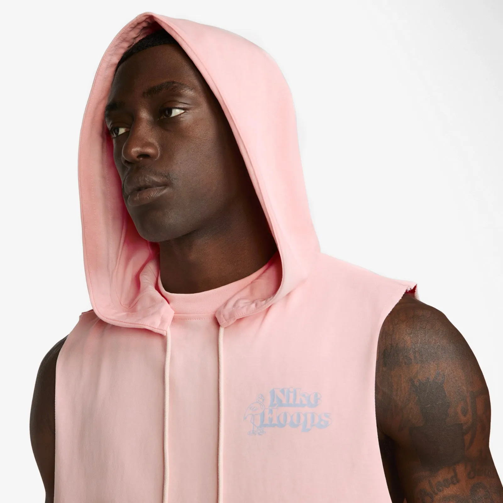 Standard Issue Dri-FIT Cutoff Hoodie - Pink