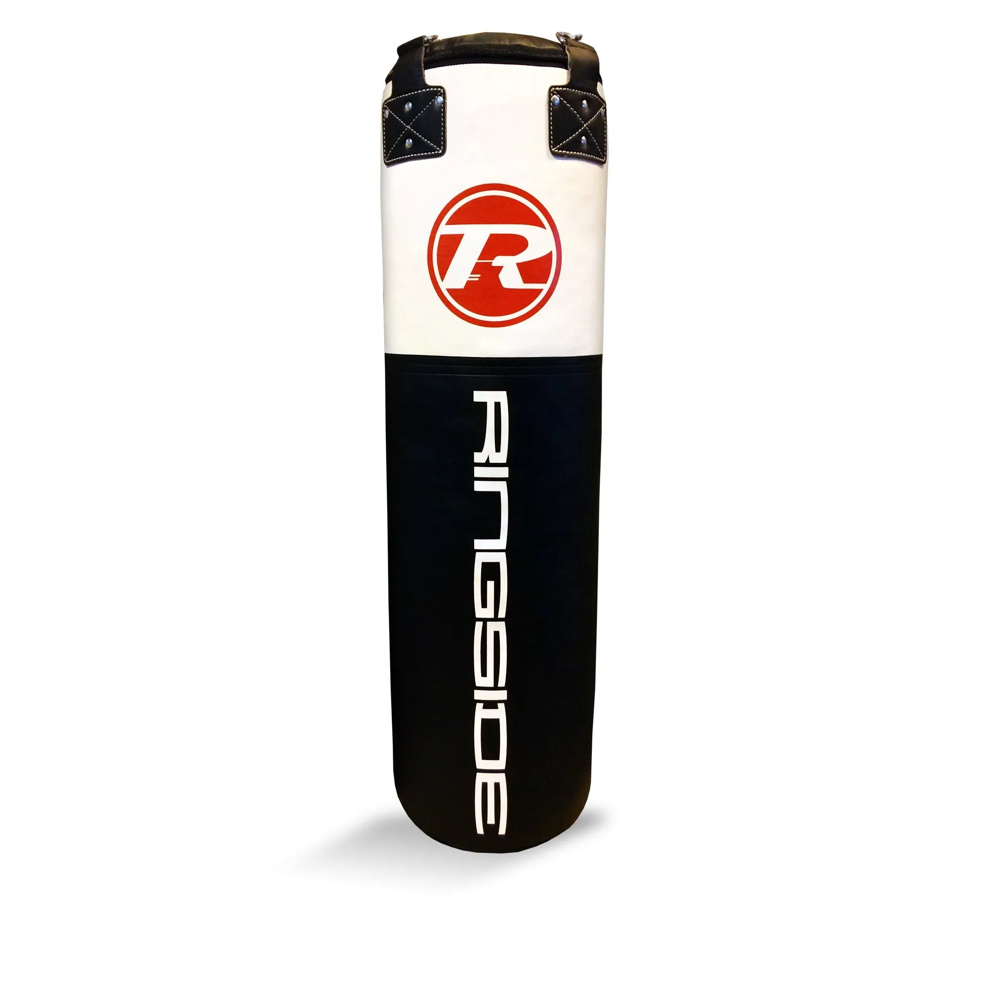 Synthetic Leather 4ft Punch Bag - Black / White / Red