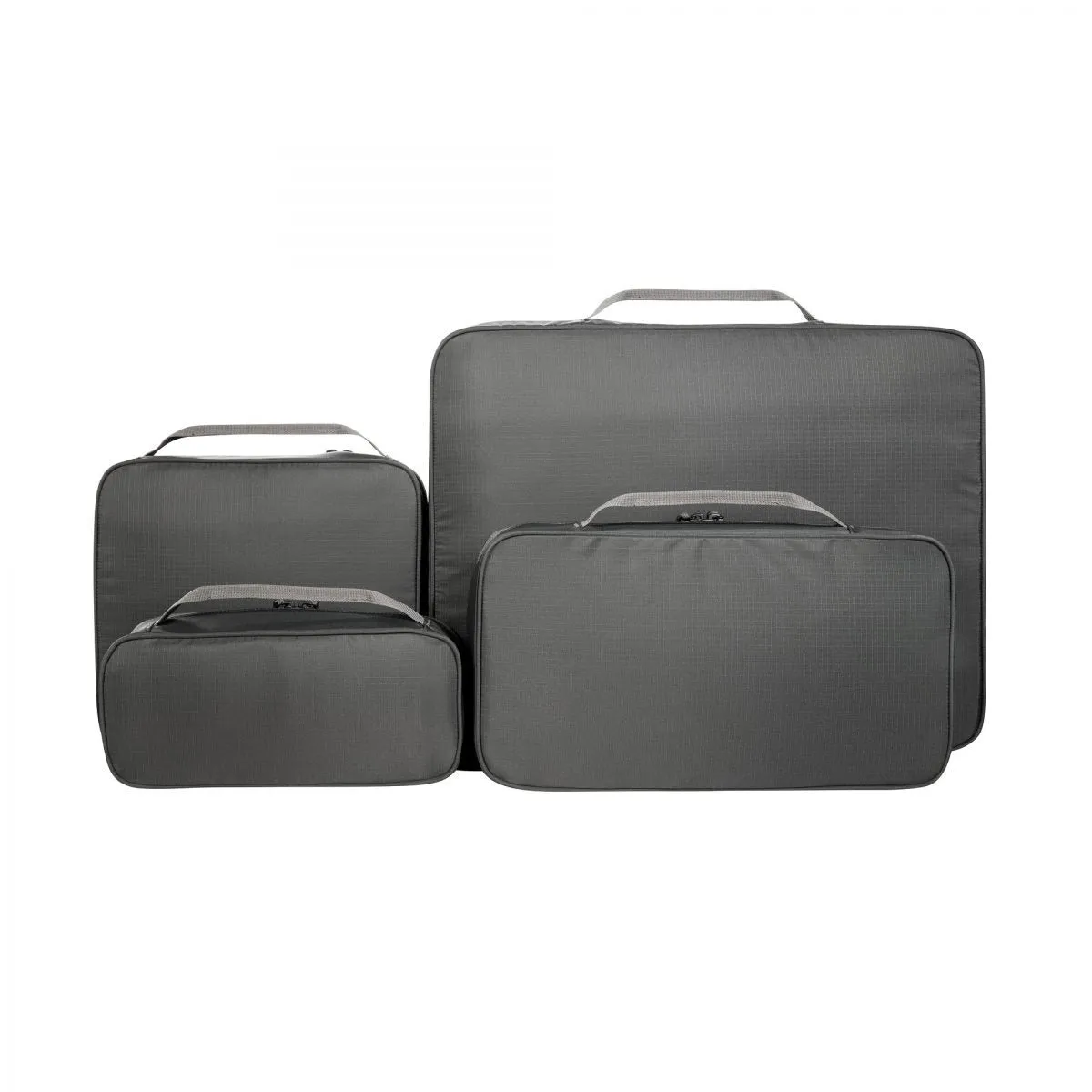Tasmanian Tiger Mesh Pocket Set XL Set of 4 Packing Cubes Titan Grey