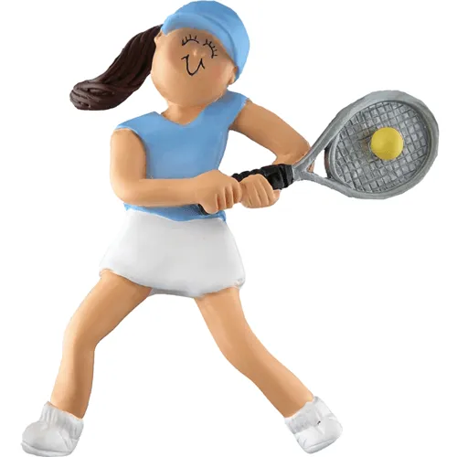 Tennis Player Ornaments