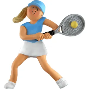 Tennis Player Ornaments