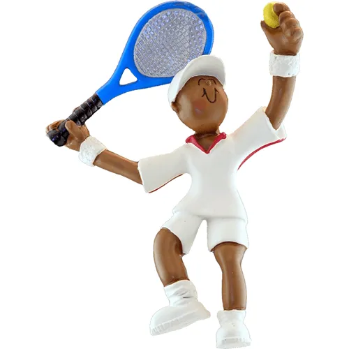 Tennis Player Ornaments