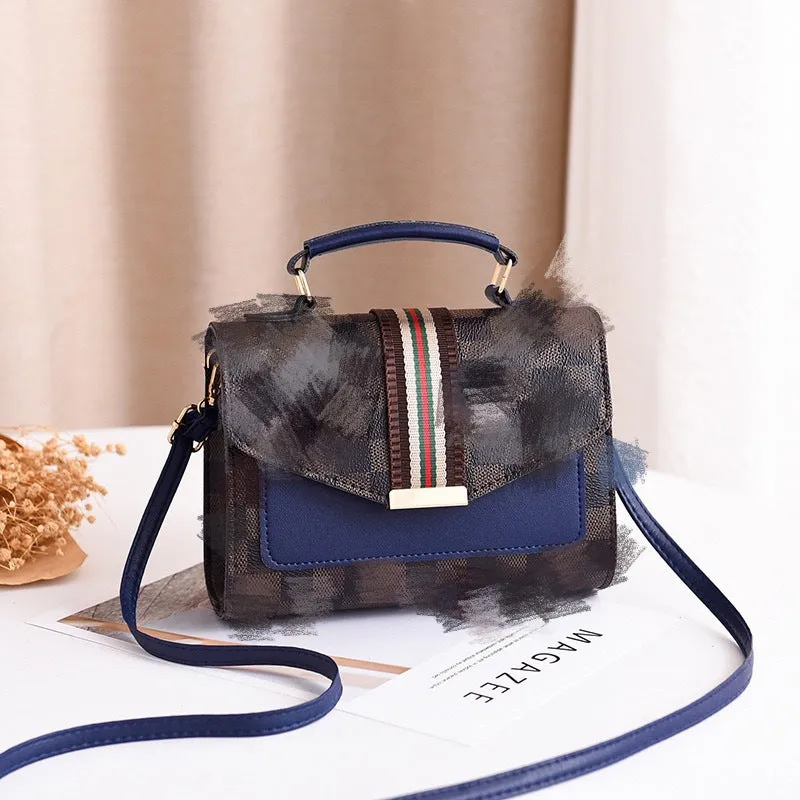 Textured Korean Style Cheap Simple Portable Crossbody Bags