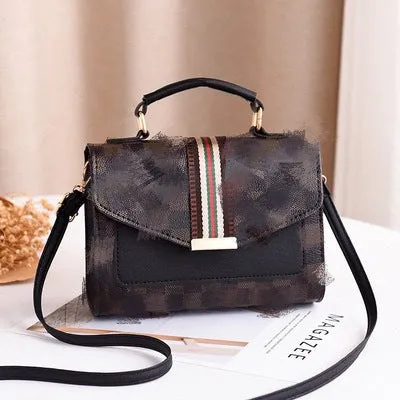 Textured Korean Style Cheap Simple Portable Crossbody Bags