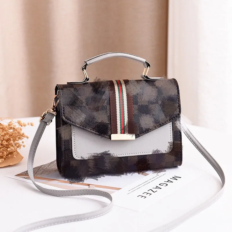 Textured Korean Style Cheap Simple Portable Crossbody Bags