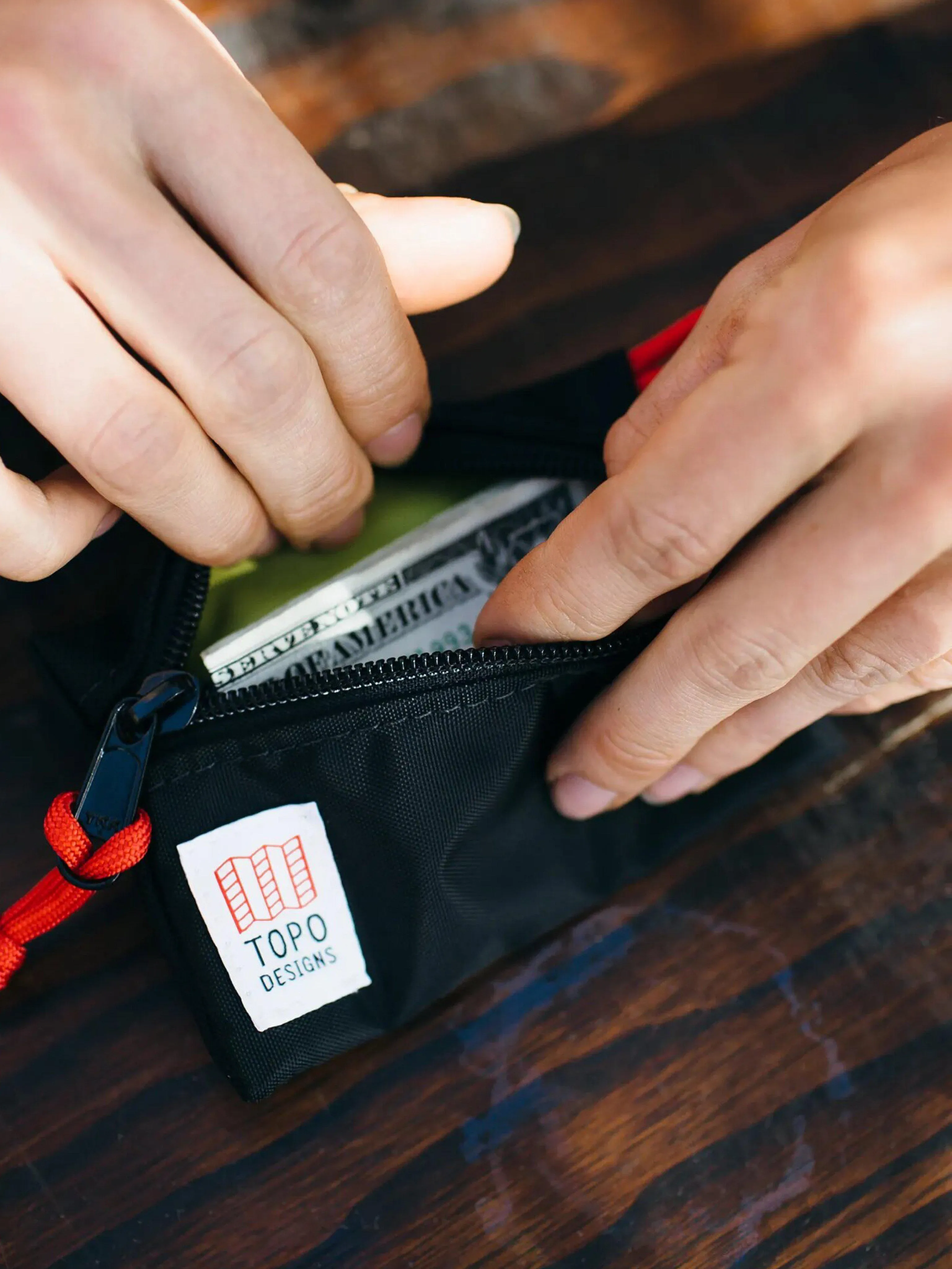 Topo Designs Accessory Bags Botanic Green Black