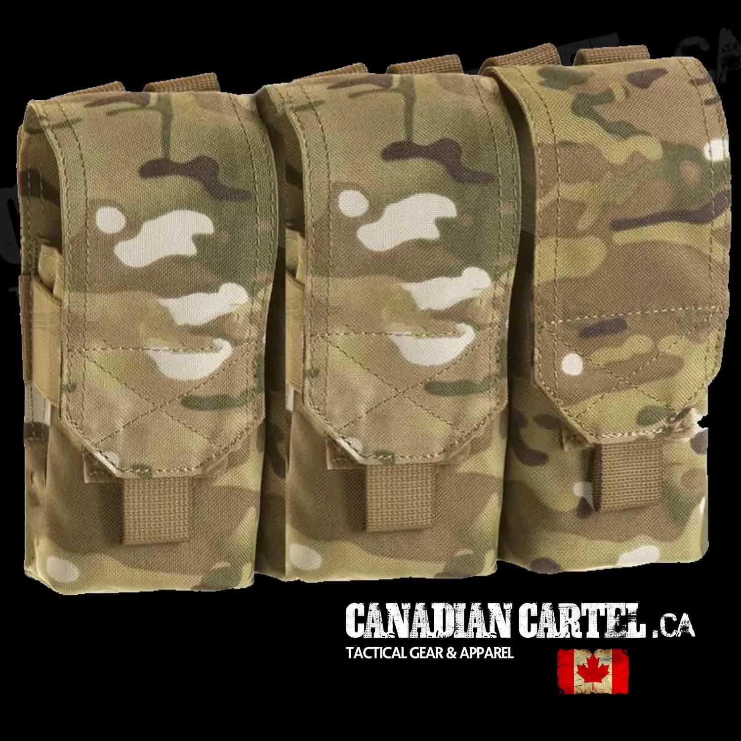 Triple M4, M12, M16 x9 Mag Pouch