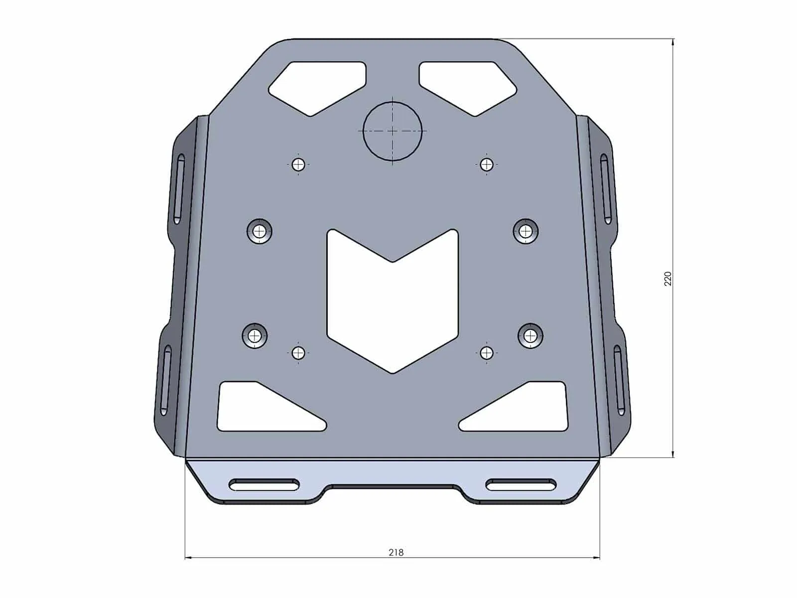 Triumph Speed 400  Carrier - Rear Rack Mini Rack
