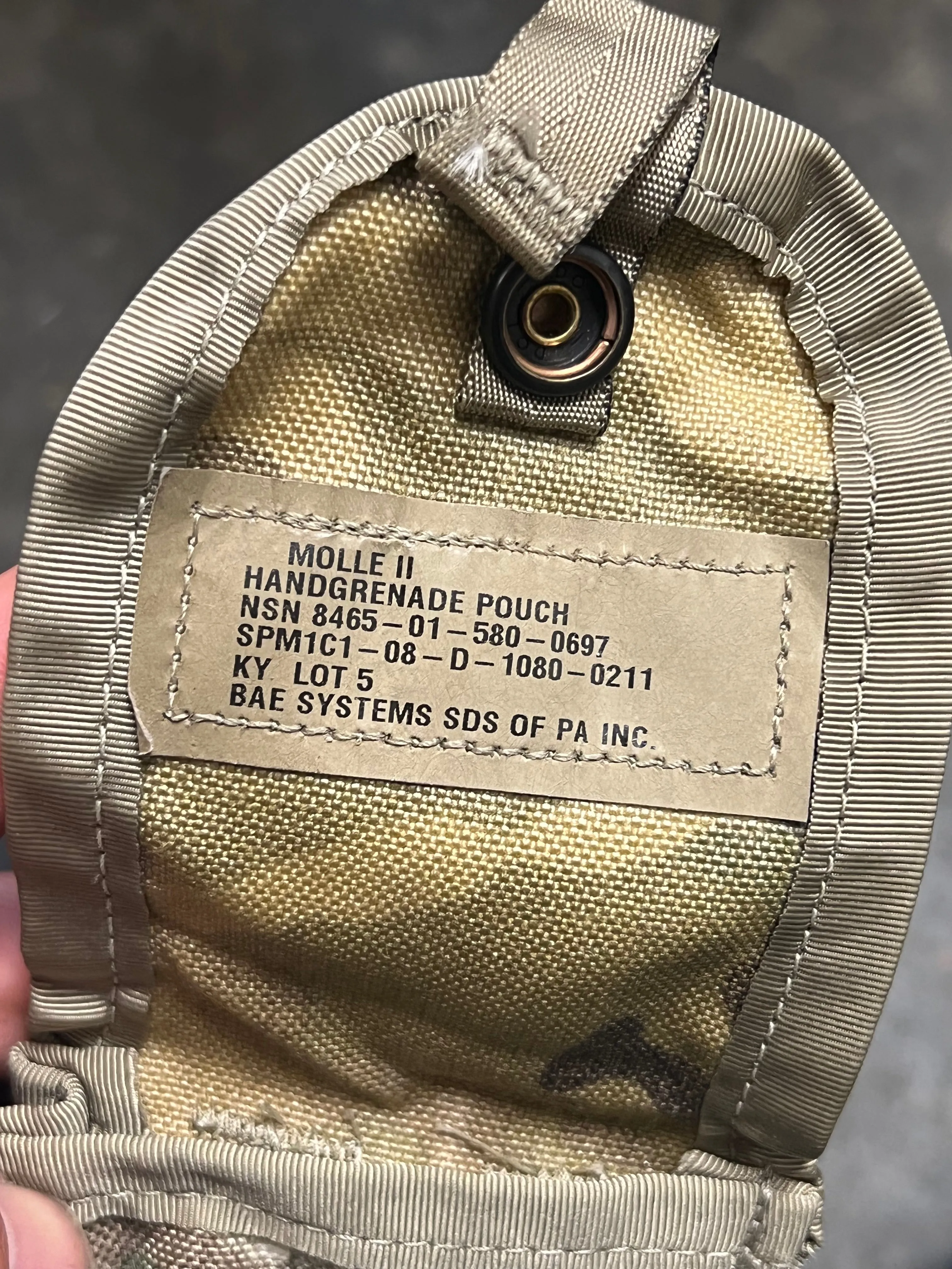 USGI MOLLE-ii Grenade Pouches - Used