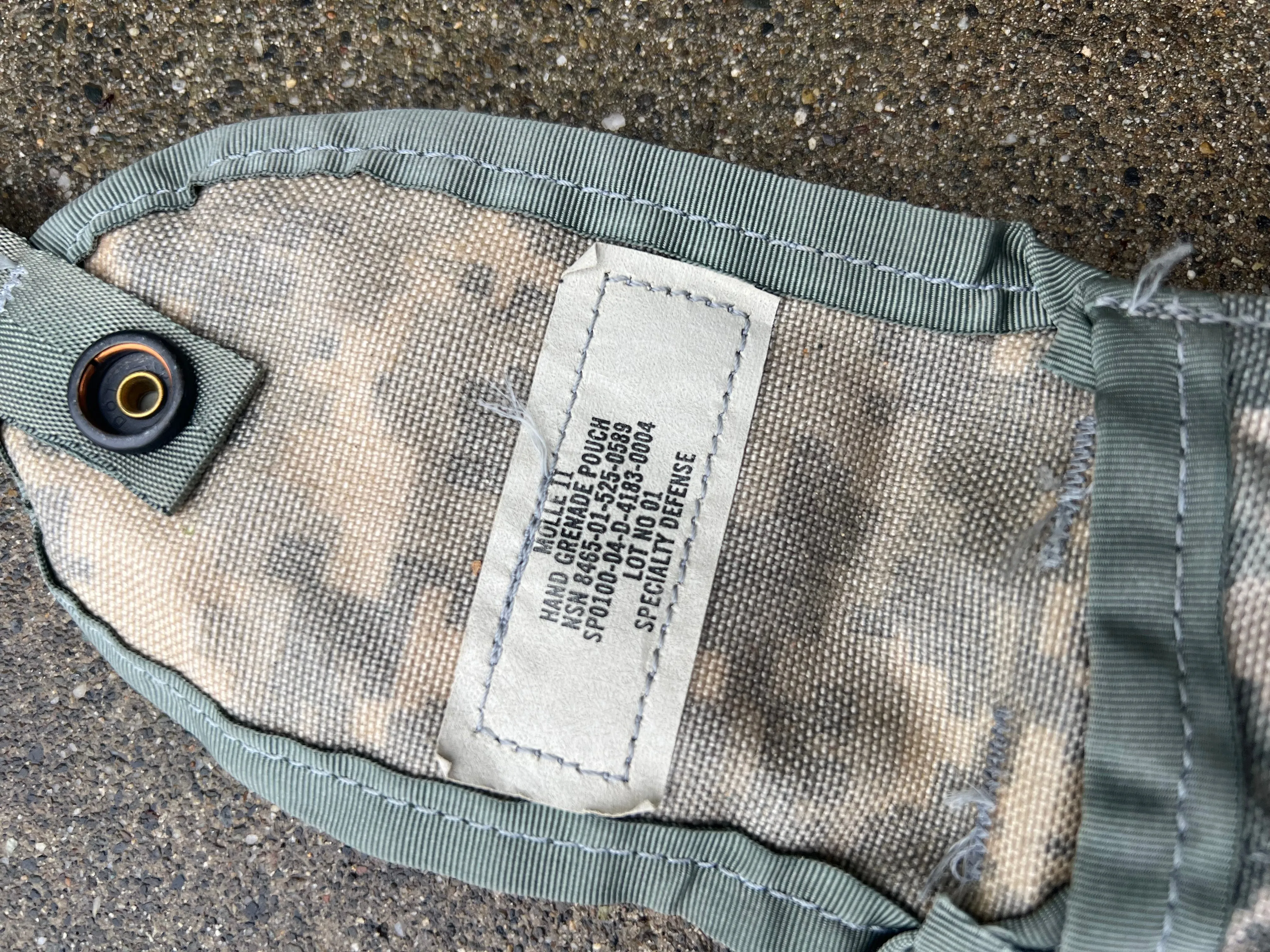 USGI MOLLE-ii Grenade Pouches - Used