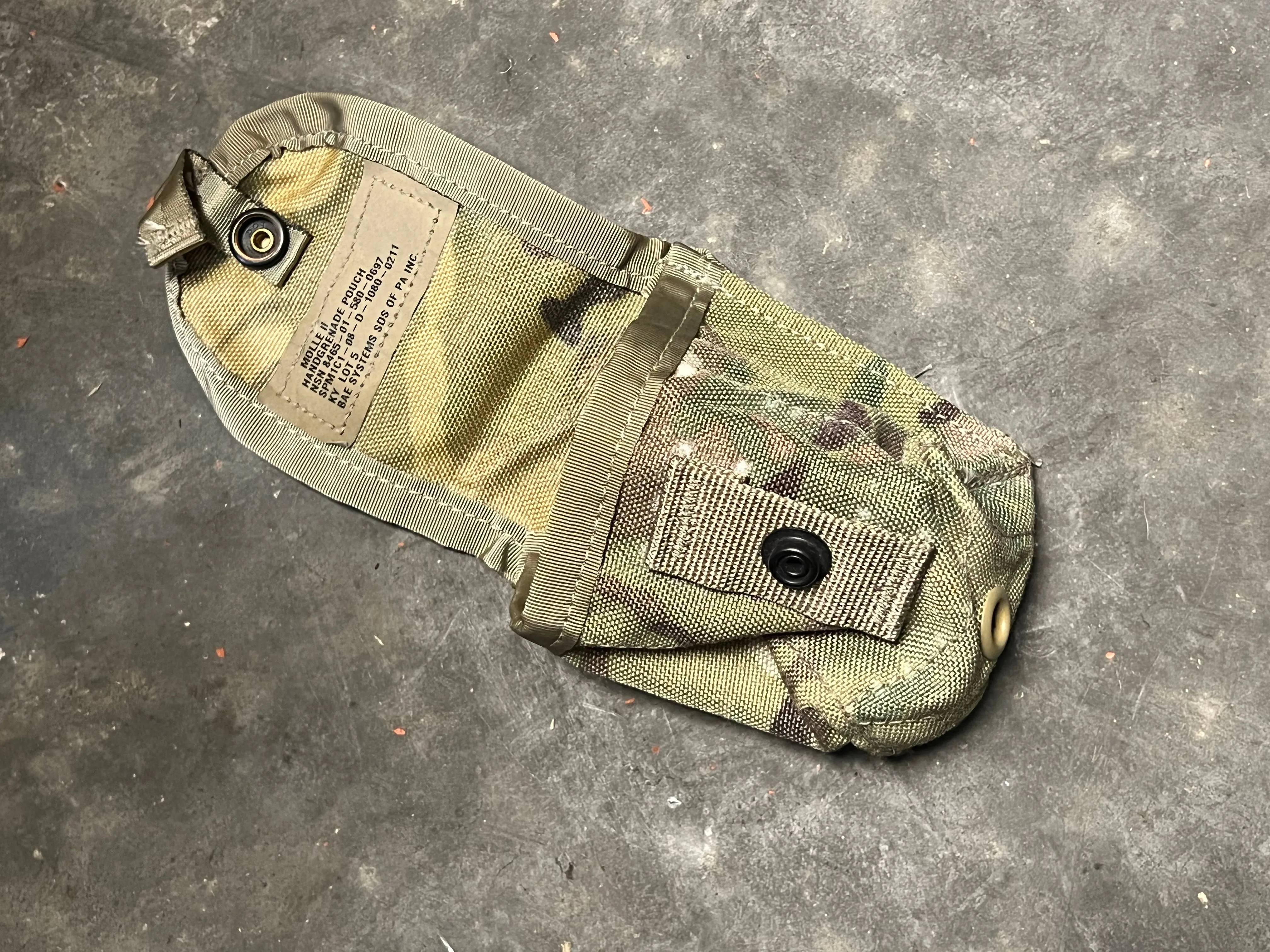 USGI MOLLE-ii Grenade Pouches - Used