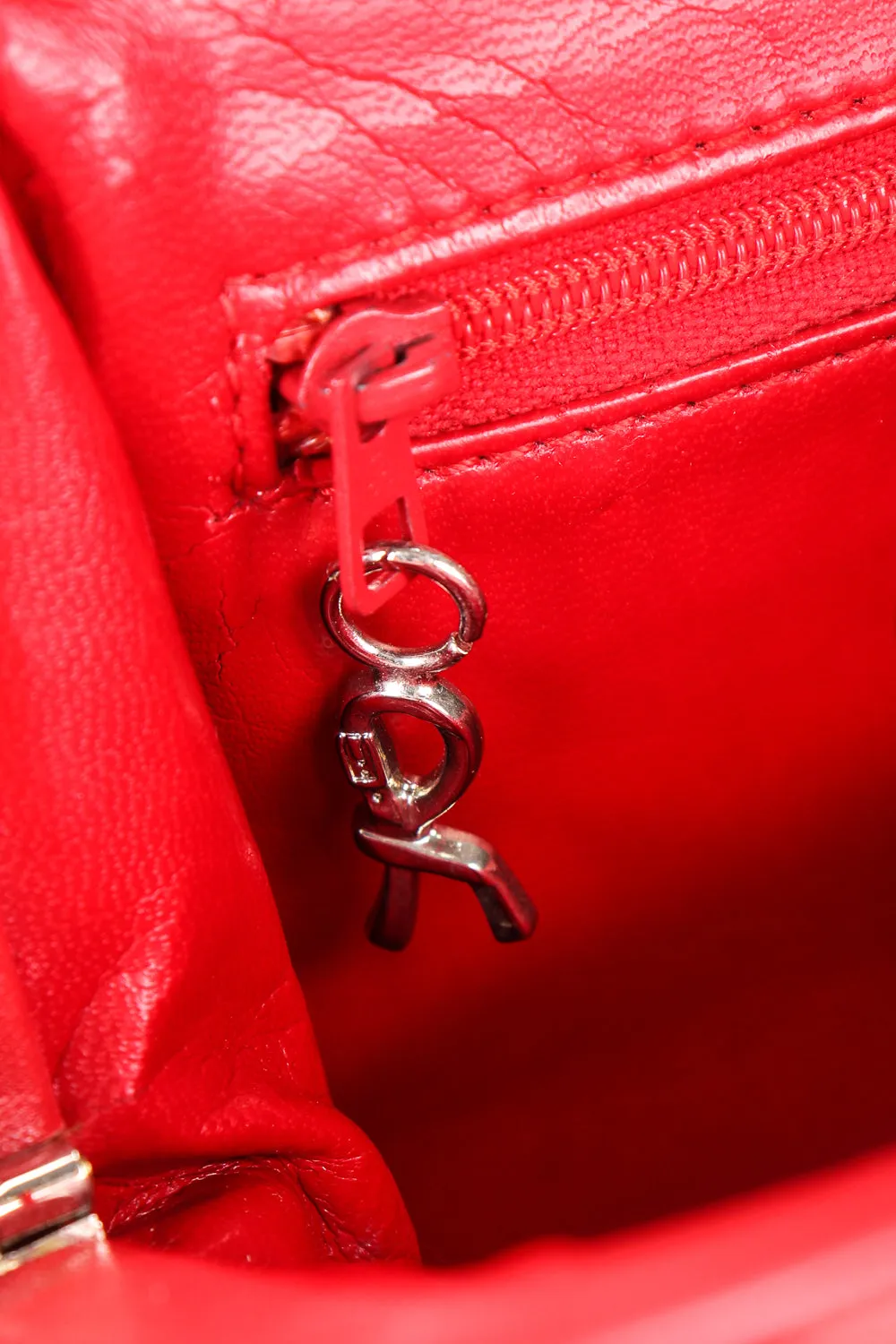 Velvet Striped Slim Frame Bag