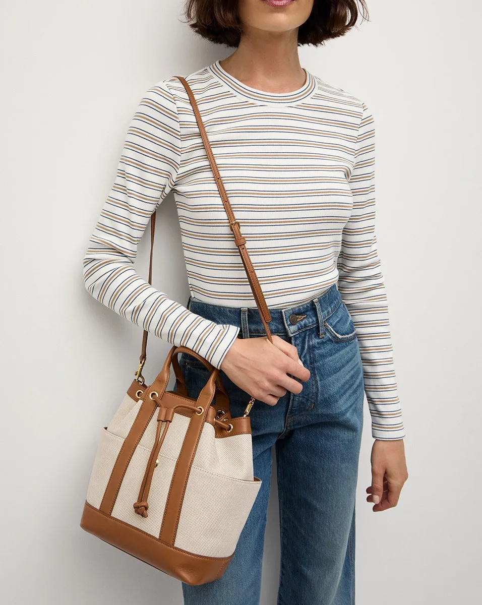 Veronica Beard Goody Bag in Natural/Hazel