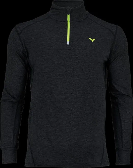 Victor Badminton Longsleeve Black melánge 5929 Top