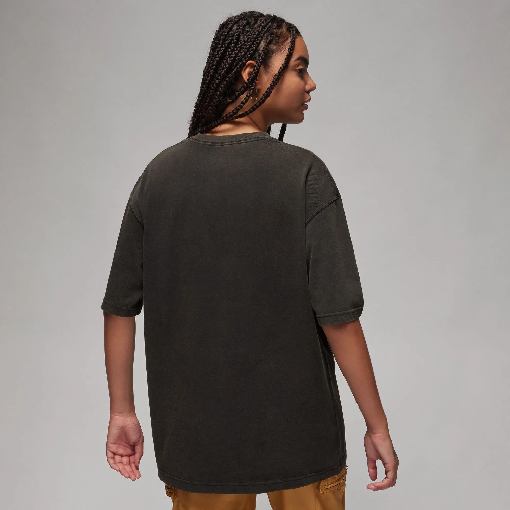 W OVERSIZED GRAPHIC SHIRT "BLACK"