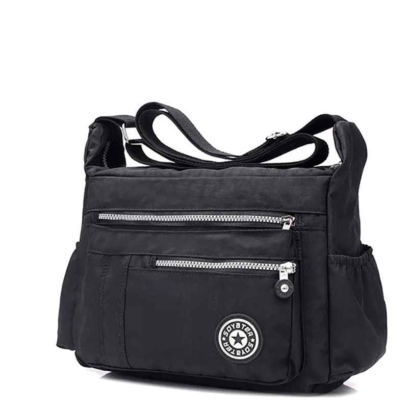 Women's Nylon Lightweight Waterproof Wash Large Capacity Crossbody Bags