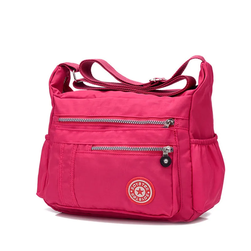 Women's Nylon Lightweight Waterproof Wash Large Capacity Crossbody Bags
