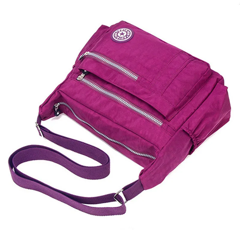 Women's Nylon Lightweight Waterproof Wash Large Capacity Crossbody Bags