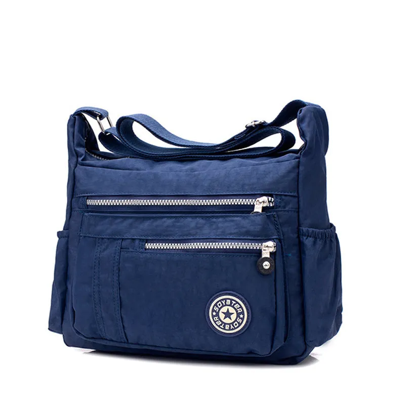 Women's Nylon Lightweight Waterproof Wash Large Capacity Crossbody Bags