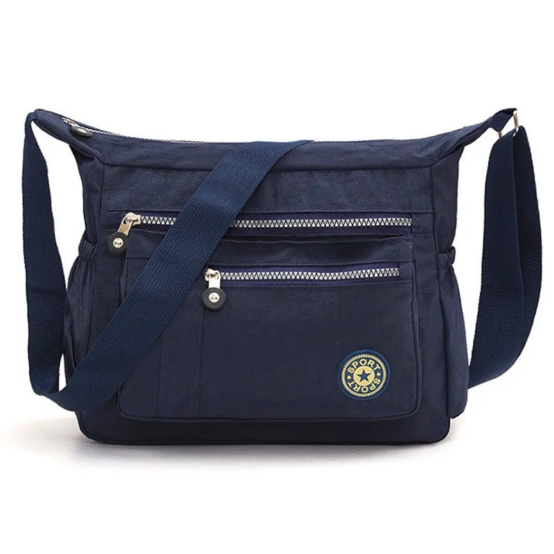 Women's Nylon Lightweight Waterproof Wash Large Capacity Crossbody Bags