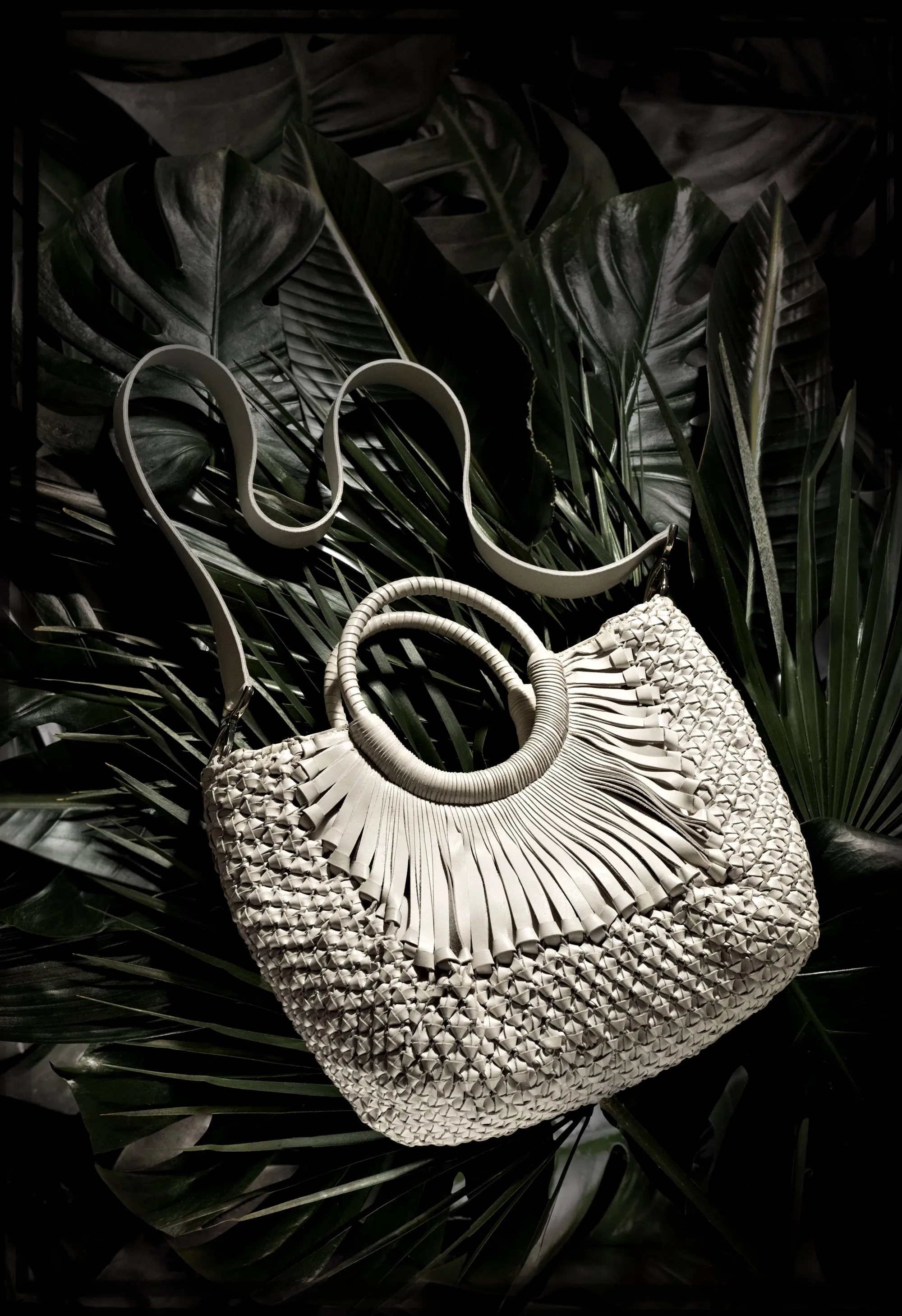 Woven Leather "Kenia" Small Satchel by Federico Nardini