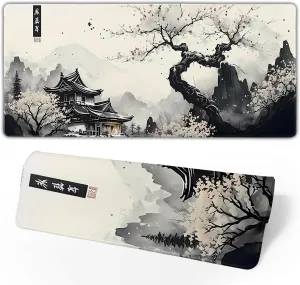 XL Mouse Pad, Japanese Anime Themed, Non-Slip Rubber Base, 31.5” x 11.8”