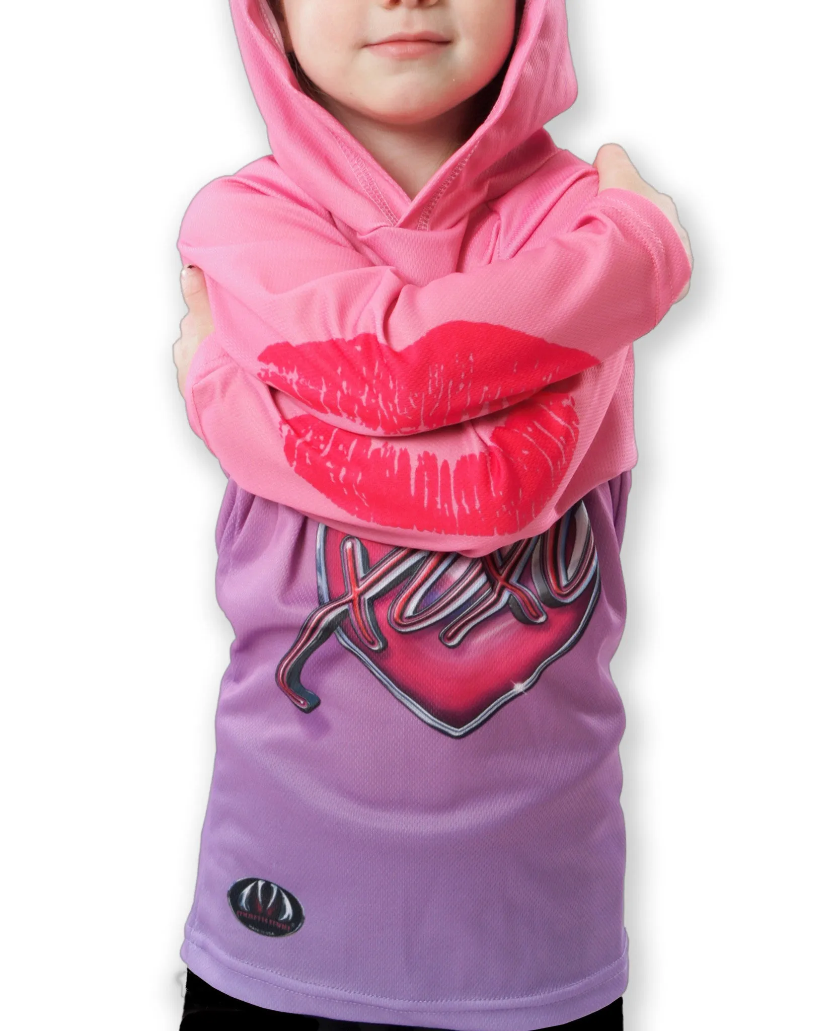XOXO KISSY LIPS Hoodie Chomp Shirt by MOUTHMAN®