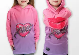 XOXO KISSY LIPS Hoodie Chomp Shirt by MOUTHMAN®