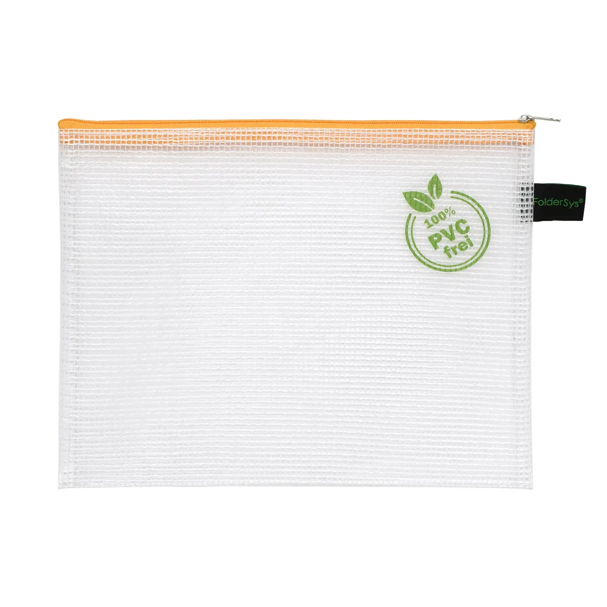 Zippered Bag Mesh, coloured EVA (PVC-free)  DIN A5